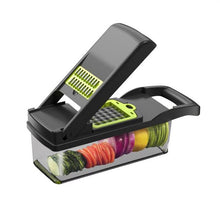 Load image into Gallery viewer, Multifunctional Vegetable Potato Cutter Fruit Slicer Grater Shredders Drain Basket Slicers
