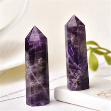 Load image into Gallery viewer, Raw Natural Banded Chevron Dream Amethyst Quartz Crystal Point Wand 30-70mm
